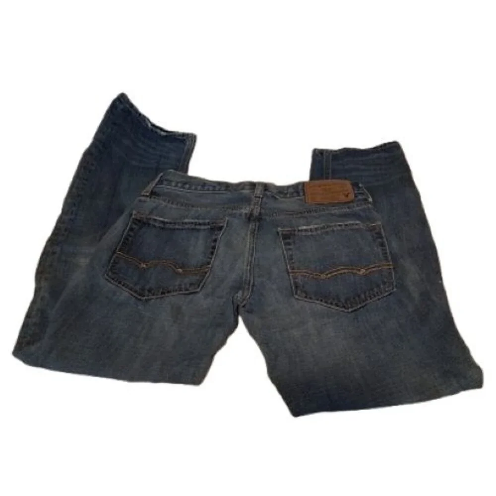 American Eagle Slim Straight (28x30 Tag) Blue Denim Jeans NEW CONDITION